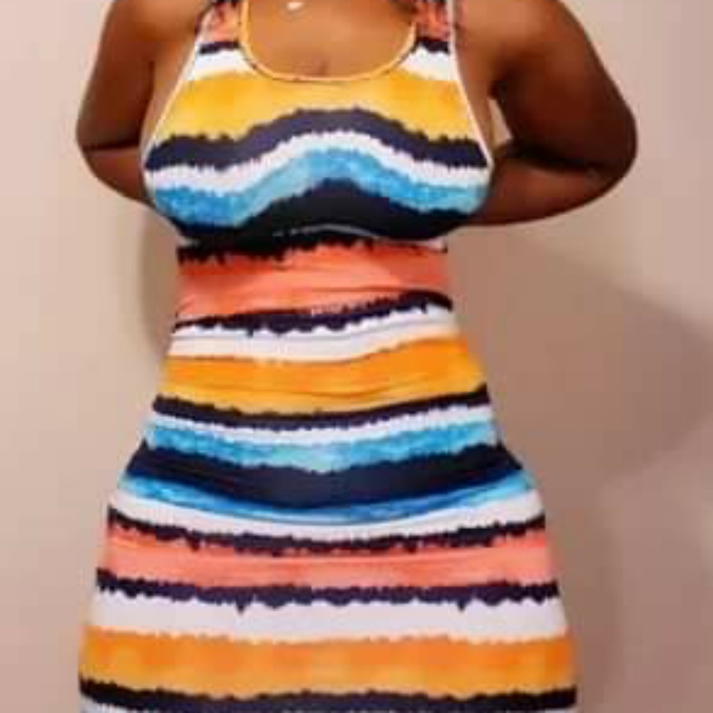 Multi color dress